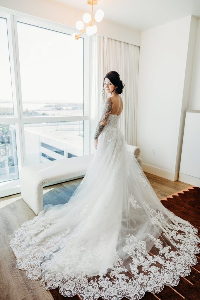 Indoor bridal portraits in Las Vegas