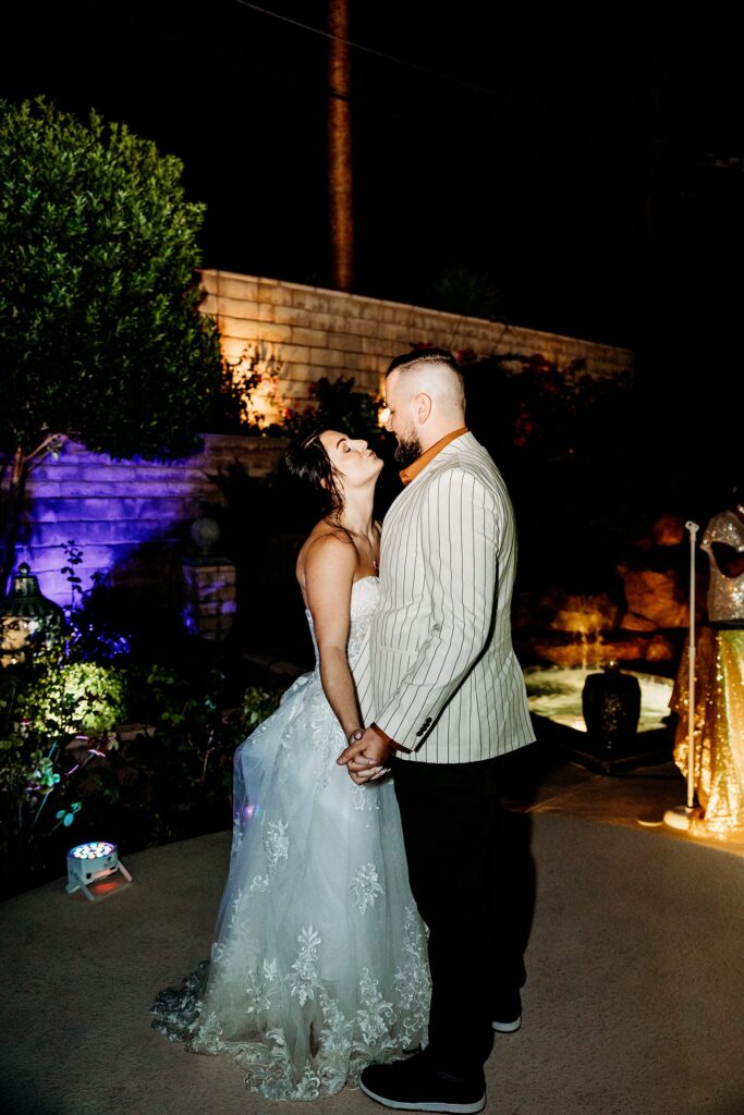 Bride and grooms first dance