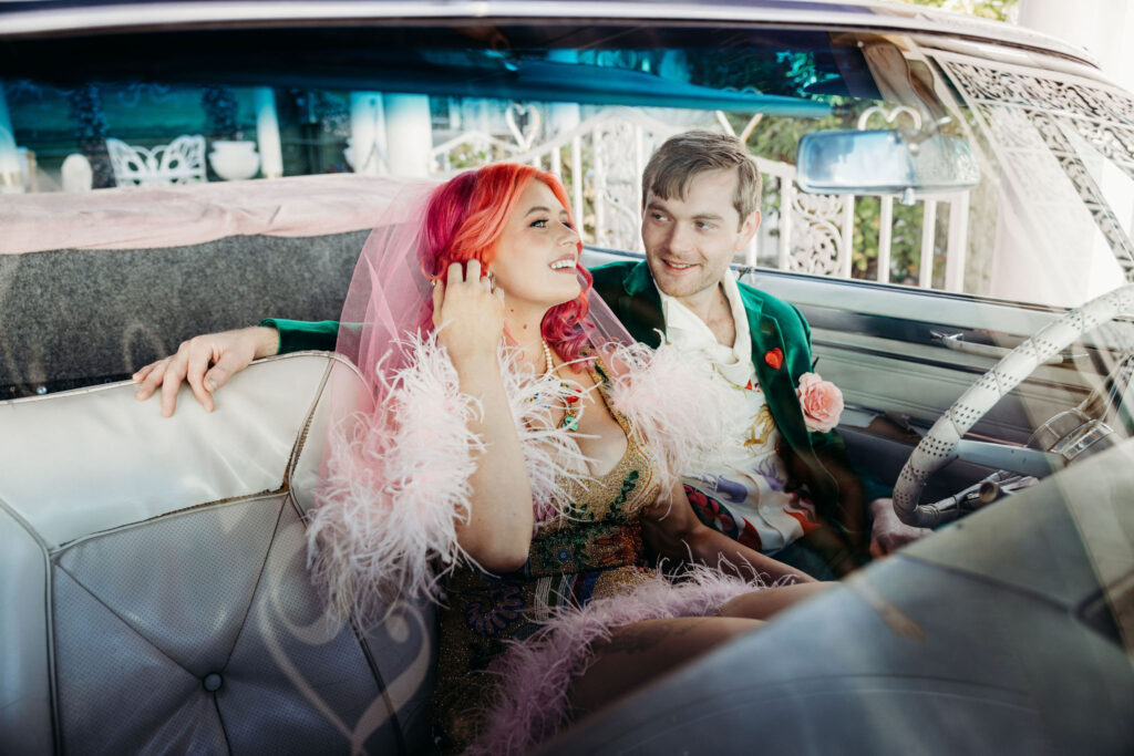 eclectic elopement in las vegas