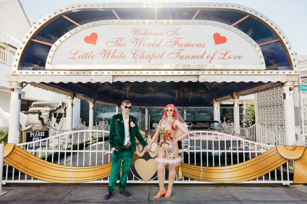 Vibrant Elopement Day in Las Vegas – Jemima + Josh