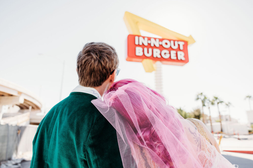 Vibrant Elopement Day in Las Vegas – Jemima + Josh