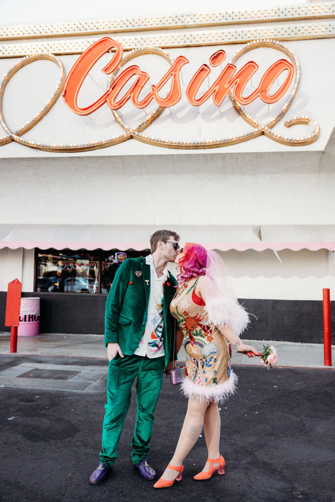 couple kissing in DTLV