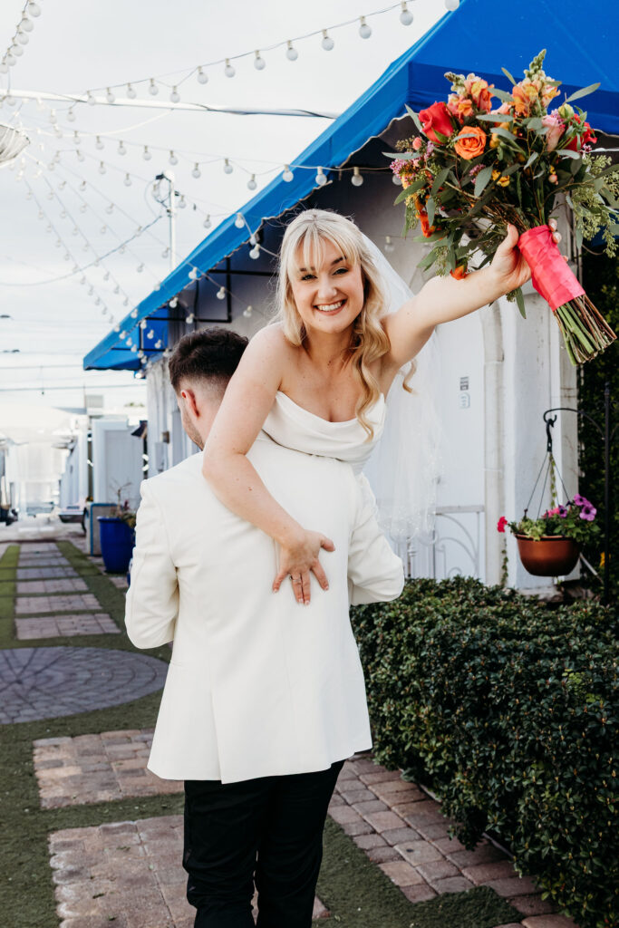 Colorful, Carefree Las Vegas Bridal Portraits You’ll Be Obsessed With