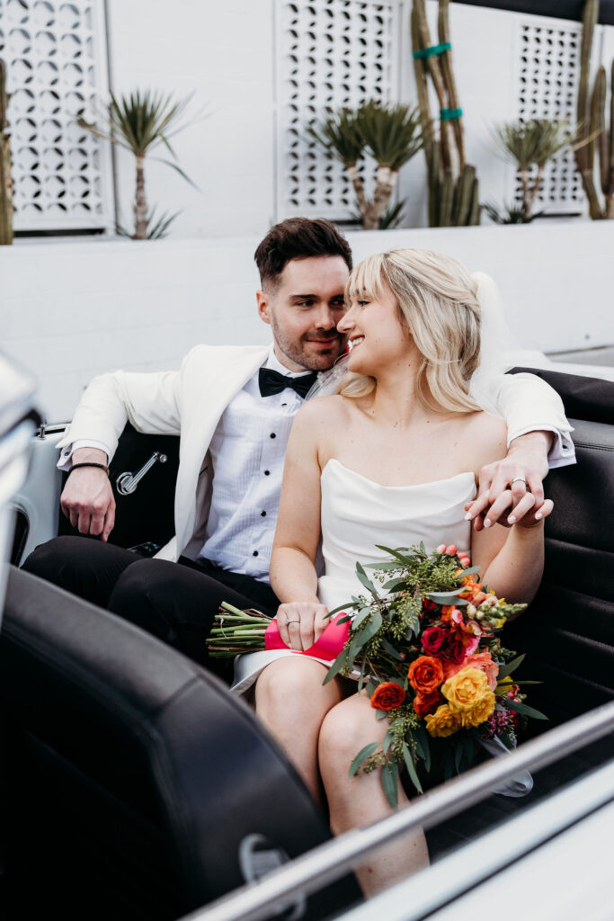 cute couple at their dream las vegas photoshoot