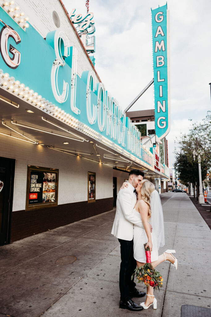 fun and colorful bridal session in DTLV