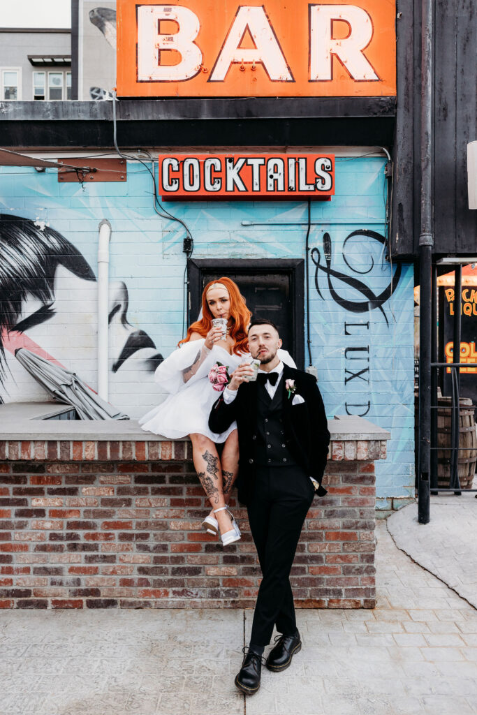 cute couple at their dream las vegas session