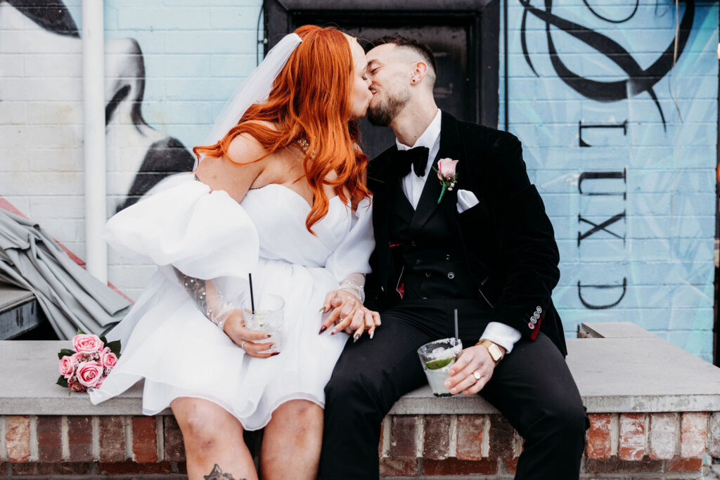 Katie & Ash Turned Their Las Vegas Bridal Session Into A Full-Blown Party!