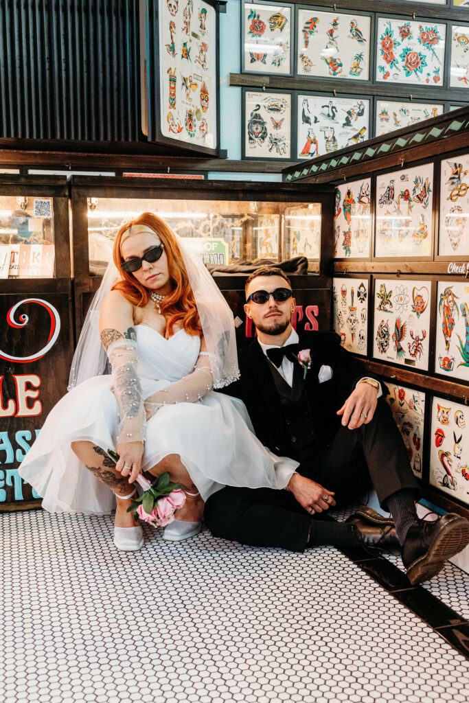 cool couple session in downtown fremont