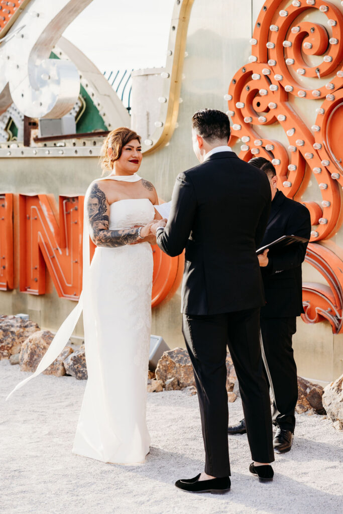 Planning a Neon Museum Elopement? Here’s Exactly What It Can Look Like