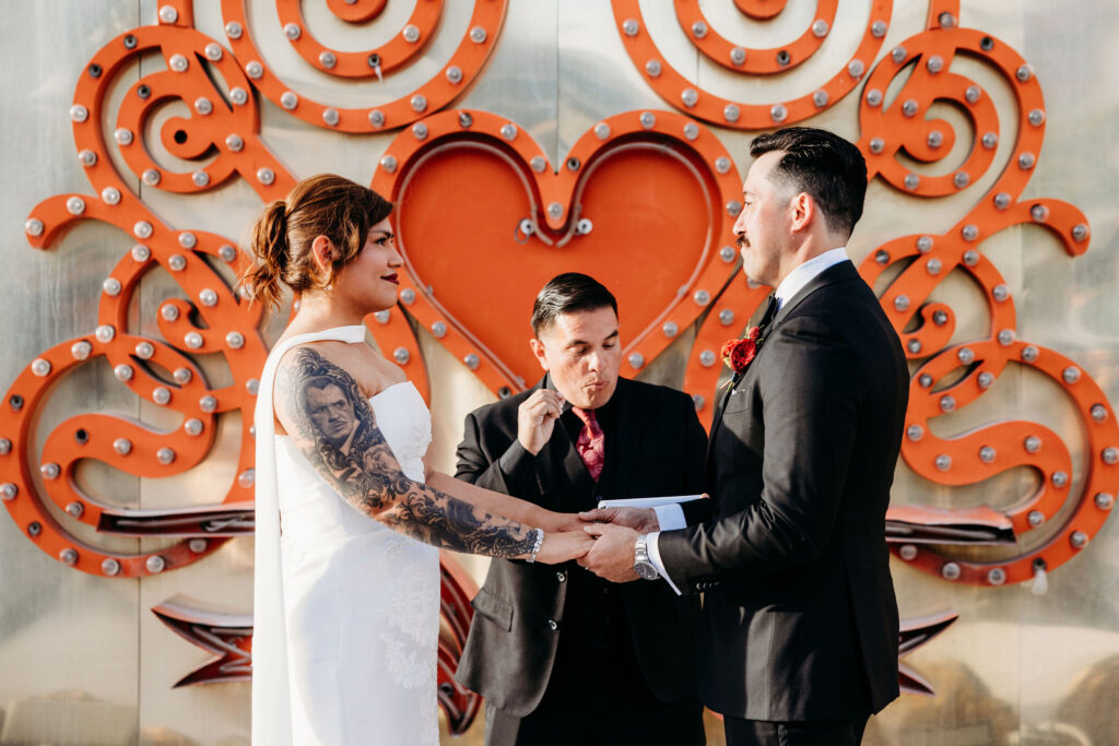 cute couple at their dream ceremony