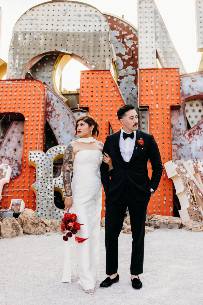 happy couple at their bridal session