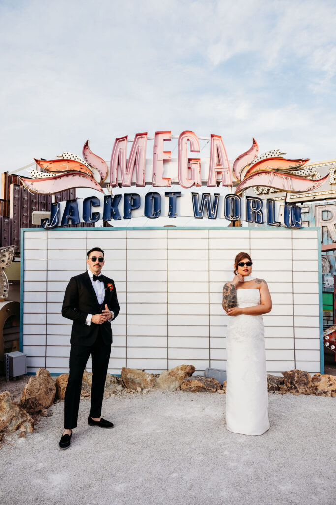 Planning a Neon Museum Elopement? Here’s Exactly What It Can Look Like