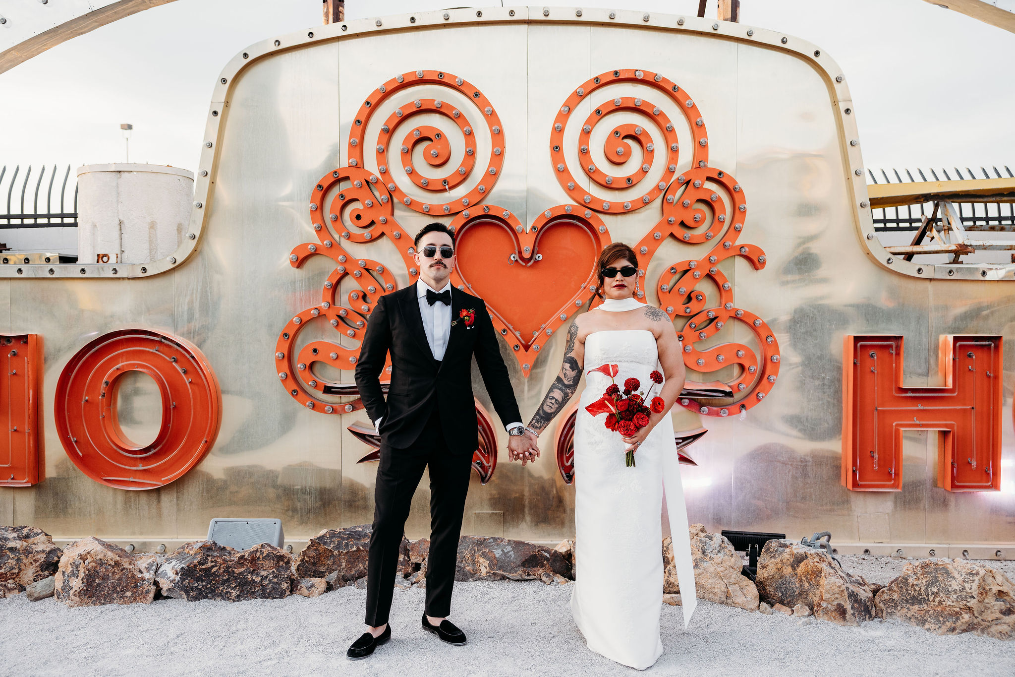 Planning a Neon Museum Elopement? Here’s Exactly What It Can Look Like
