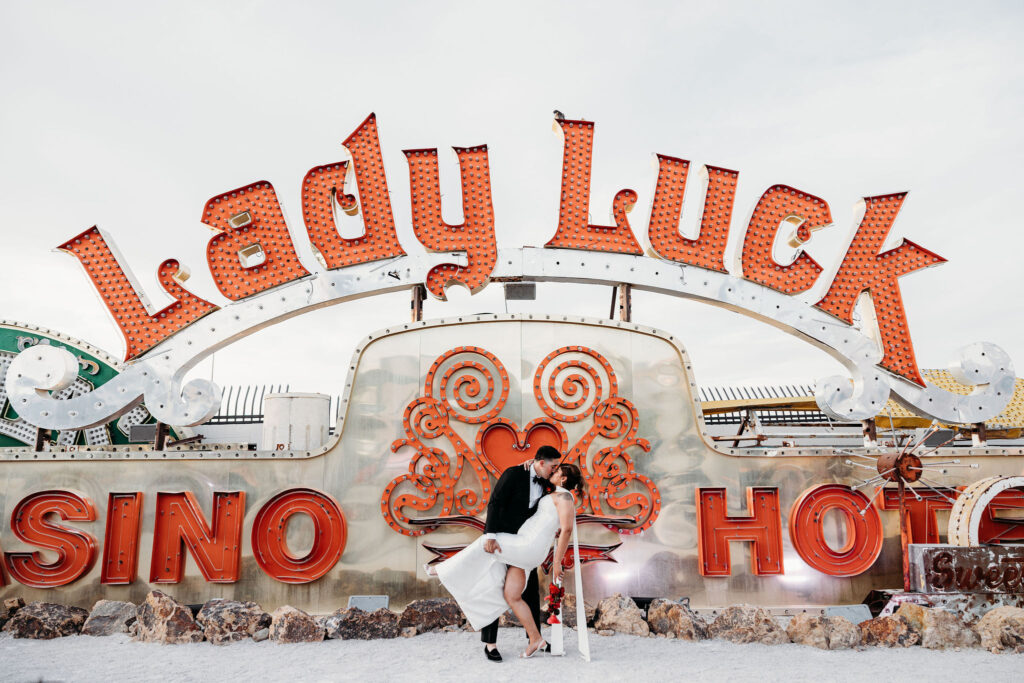 Planning a Neon Museum Elopement? Here’s Exactly What It Can Look Like