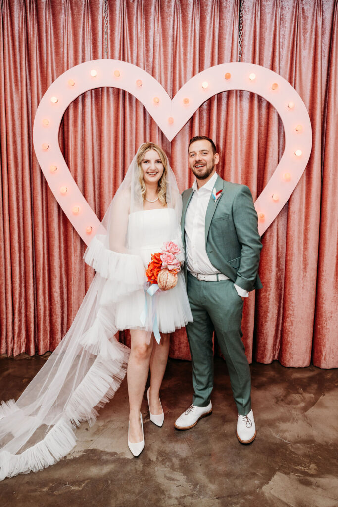 A Vintage Sure Thing Chapel Elopement That’s All Glitter, Glam, and True Love Vibes