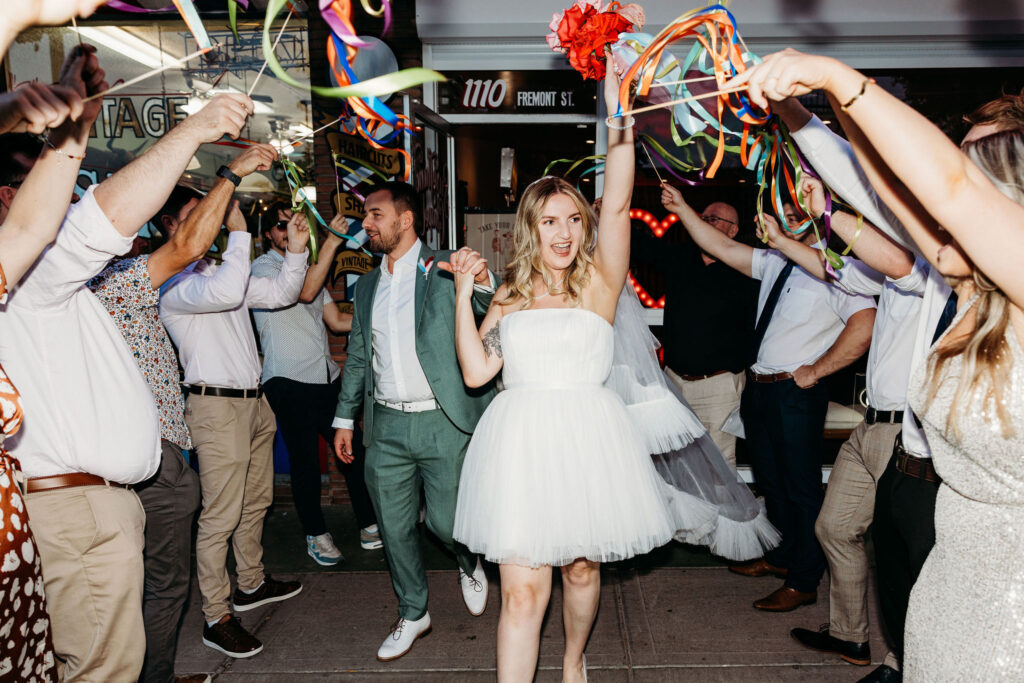 A Vintage Sure Thing Chapel Elopement That’s All Glitter, Glam, and True Love Vibes