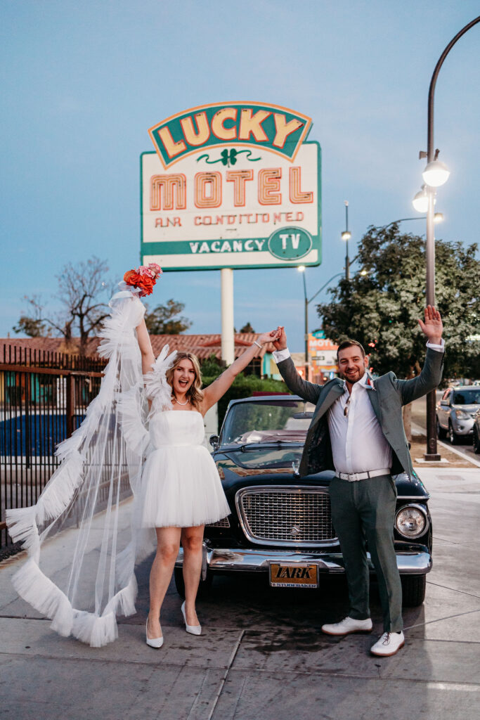 happy couple after their ceremony