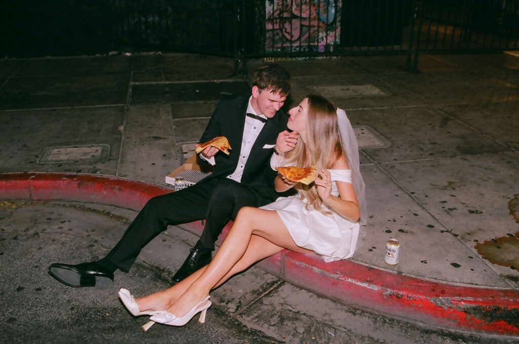 Elegant Caesar’s Palace Wedding Followed by Retro Downtown Las Vegas Portraits