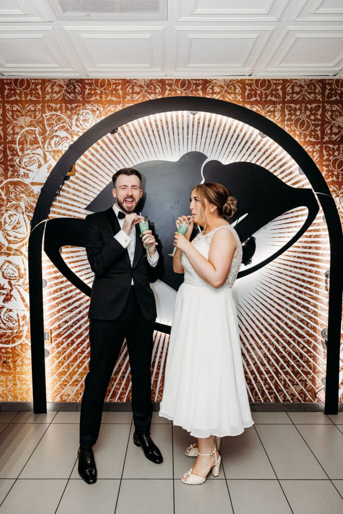 Anna & Matthew’s Taco Bell Cantina Elopement: A Playful Las Vegas Love Story