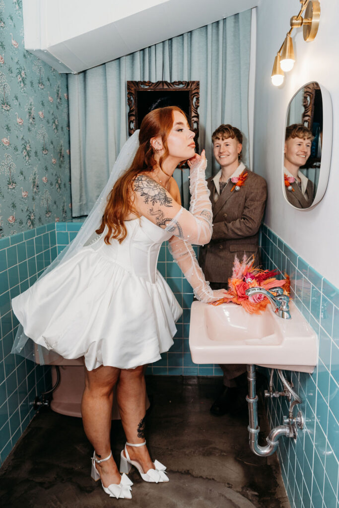 Cute picture of the newlyweds