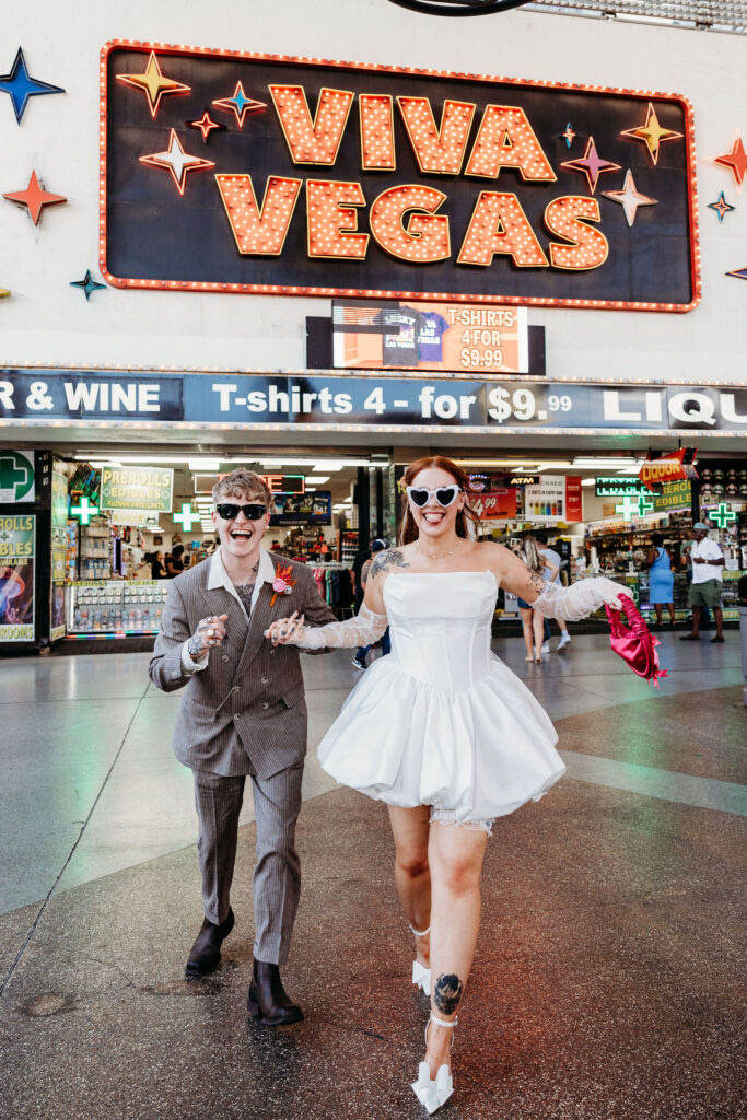 fun and playful elopement in DTLV