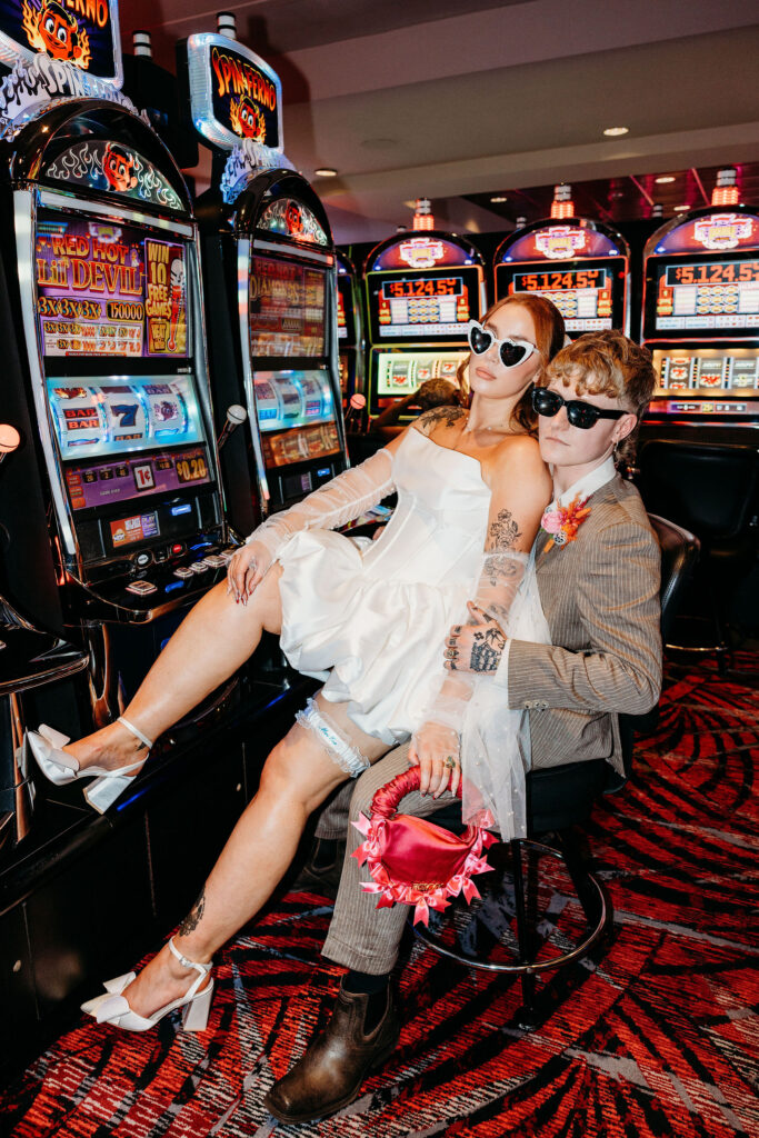 Charlie & Rebecca Playful Vegas Elopement at Sure Thing Chapel