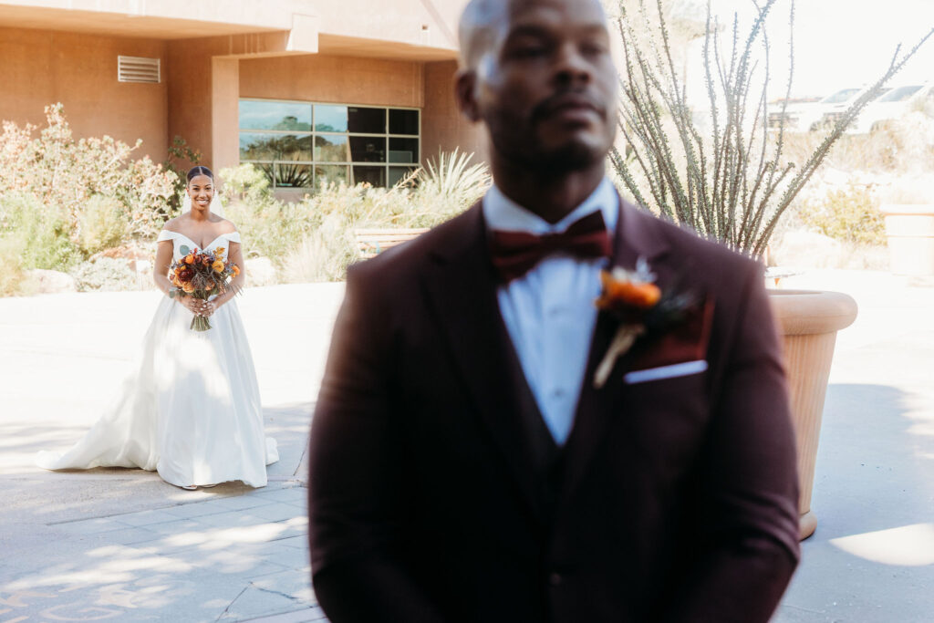 Rachel & Shadaveon’s Warm, Colorful Fall Wedding at Springs Preserve