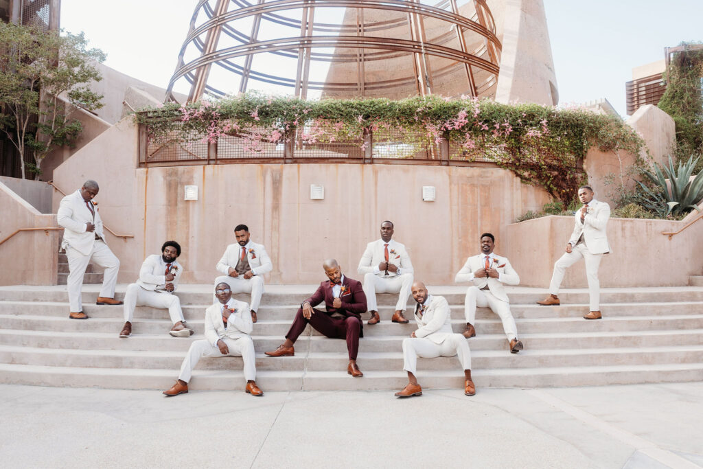 Rachel & Shadaveon’s Warm, Colorful Fall Wedding at Springs Preserve