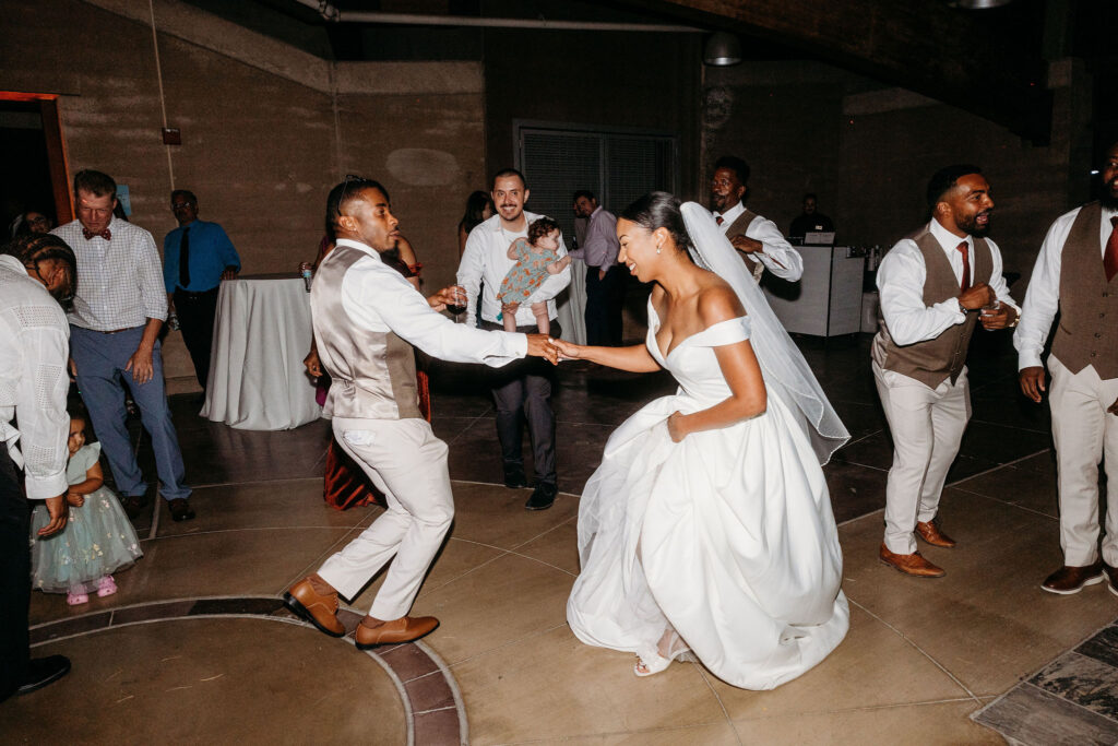 Rachel & Shadaveon’s Warm, Colorful Fall Wedding at Springs Preserve