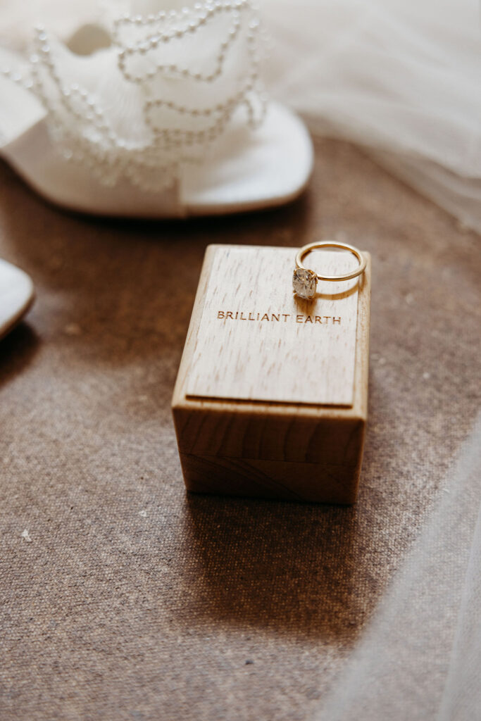 cute closeup picture of the wedding ring