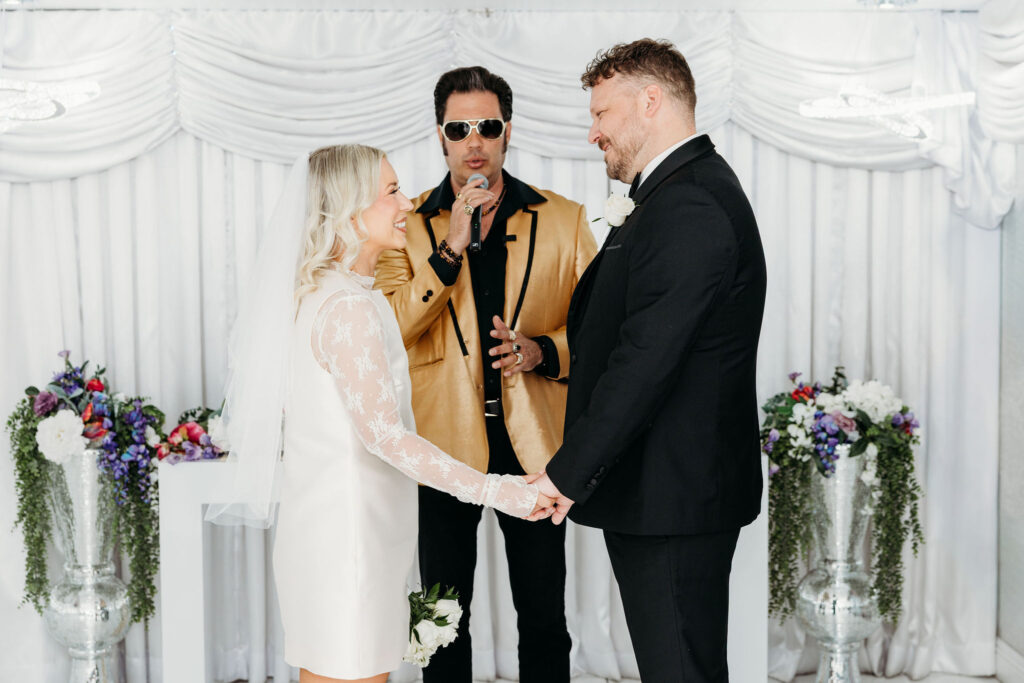 Vintage Vegas Romance: Molly & Mitch’s Little White Chapel Elopement