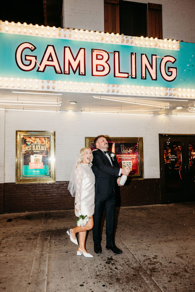 Vintage Vegas Romance: Molly & Mitch’s Little White Chapel Elopement