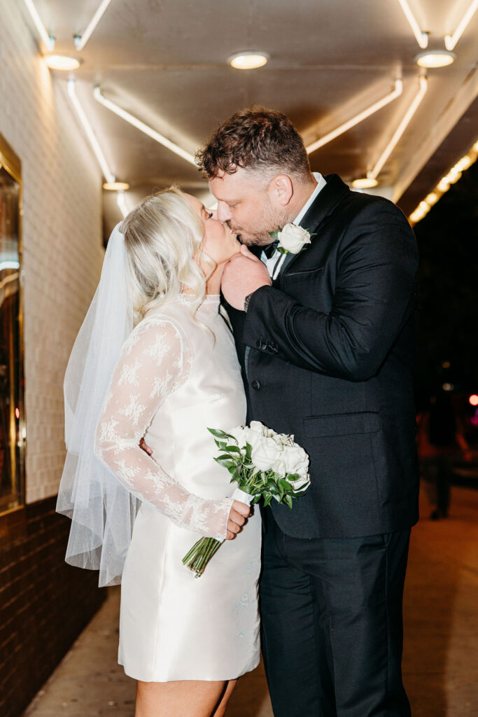 cute picture of the newlyweds at their dream session