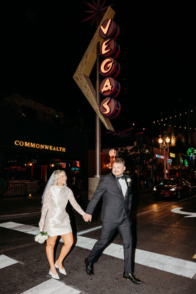 couple walking at their dream bridal session