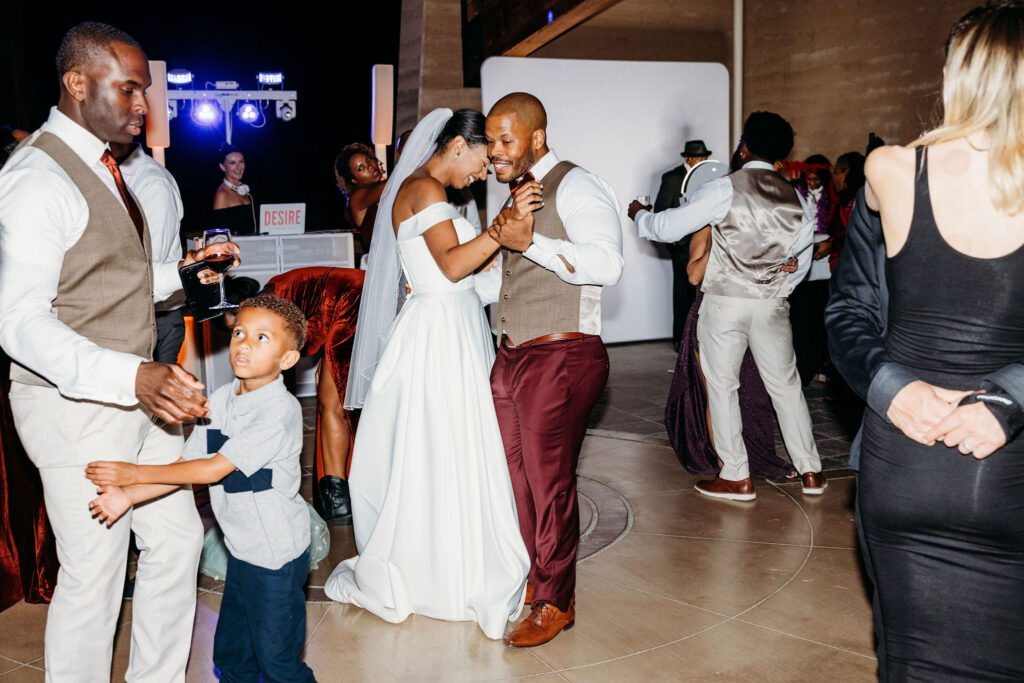 fun wedding reception party