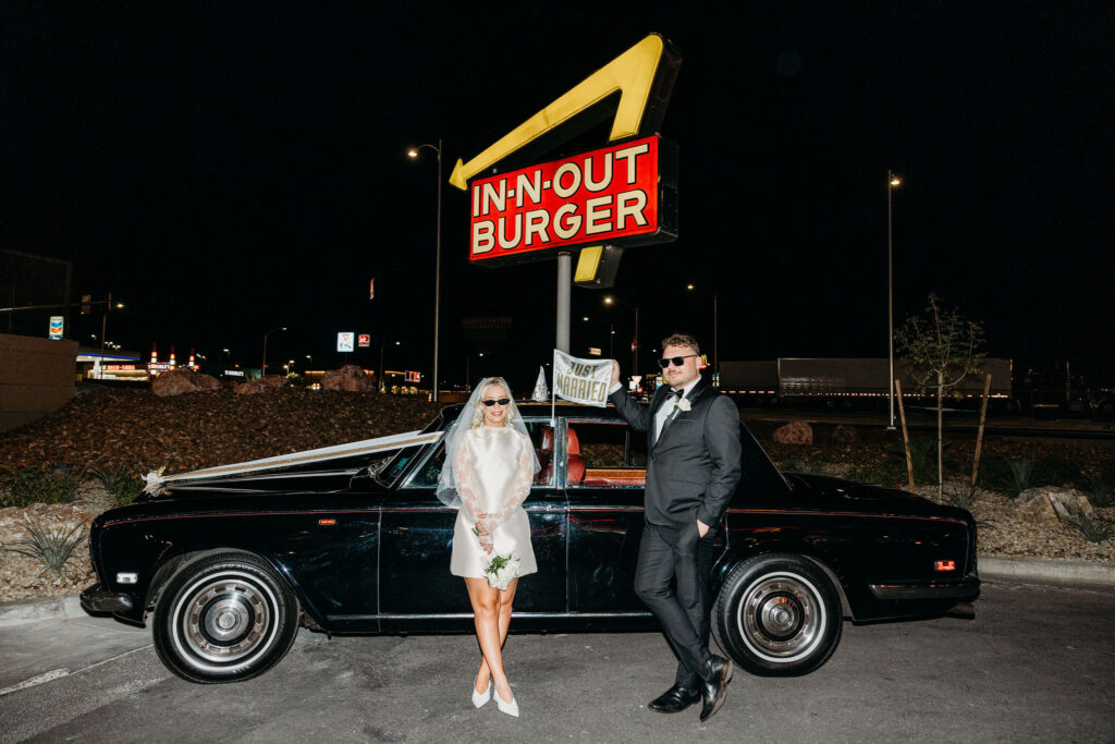 Vintage Vegas Romance: Molly & Mitch’s Little White Chapel Elopement