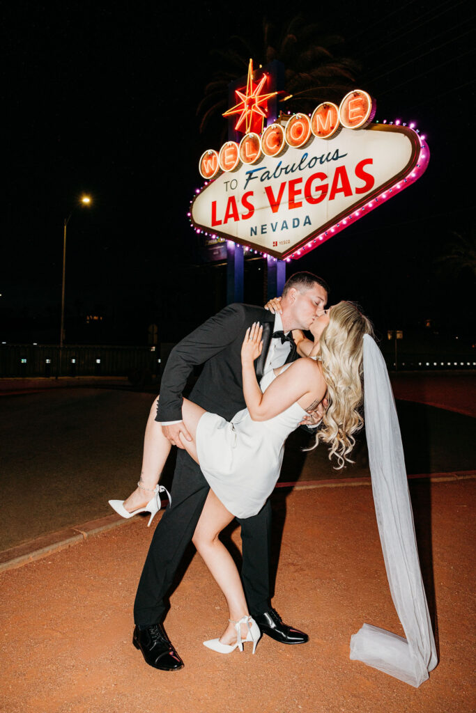 newlyweds at their dream photoshoot