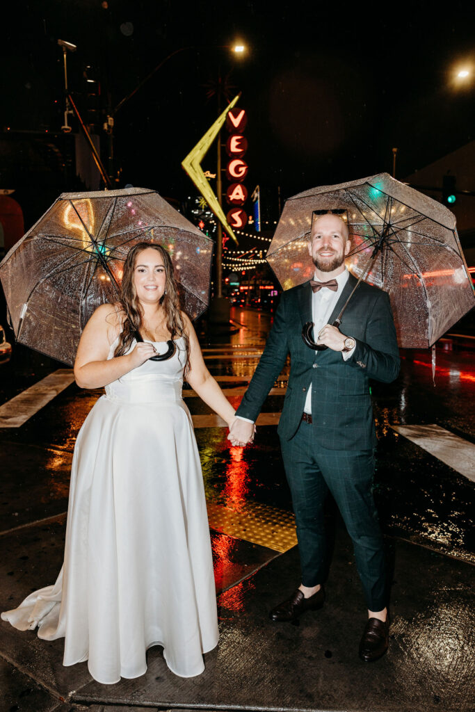 Bride and groom at their fun bridal portraits