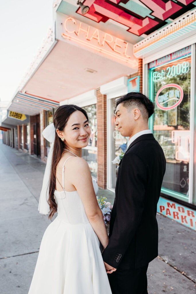 A Playful Las Vegas Vow Renewal at Sure Thing Chapel | Edith & Ryan