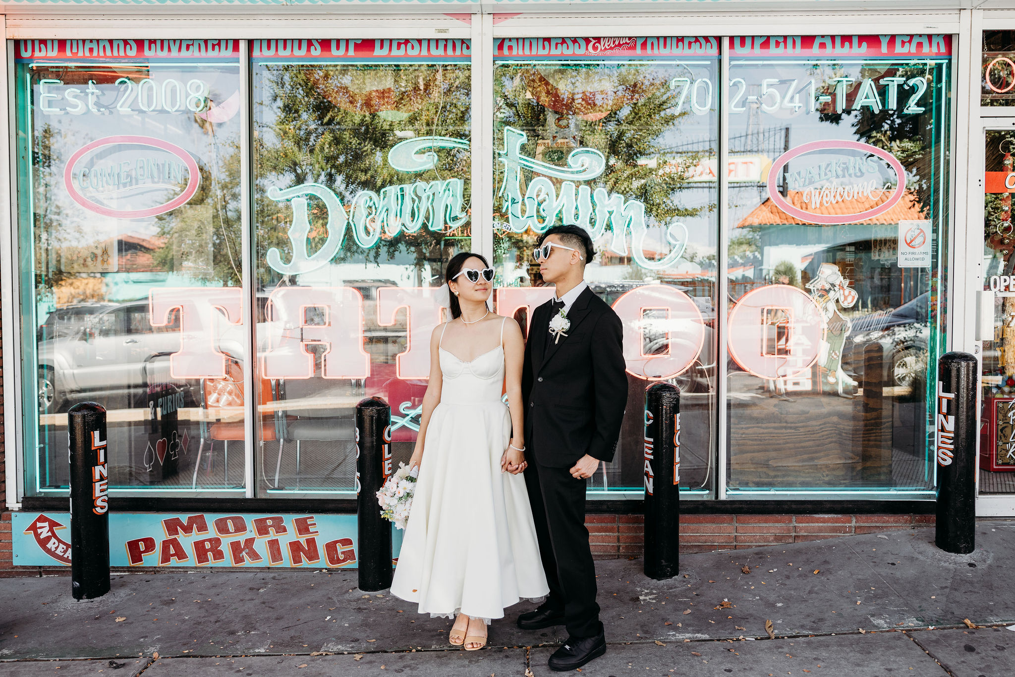 A Playful Las Vegas Vow Renewal at Sure Thing Chapel | Edith & Ryan