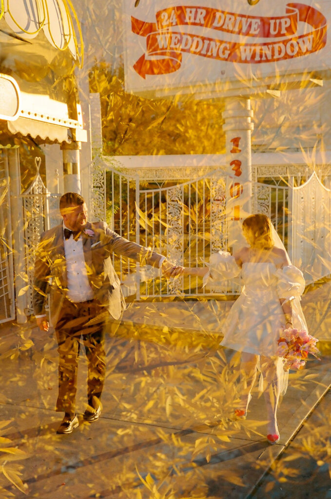 Iconic Las Vegas Elopement at Little White Wedding Chapel | Sophie & James