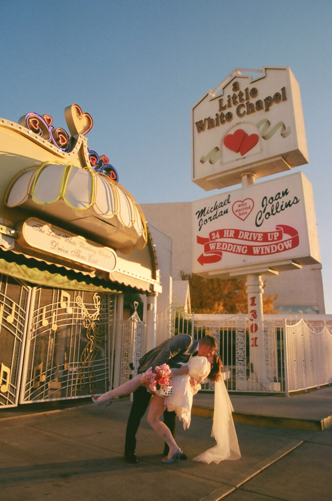 golden hour bridal portraits in vegas
