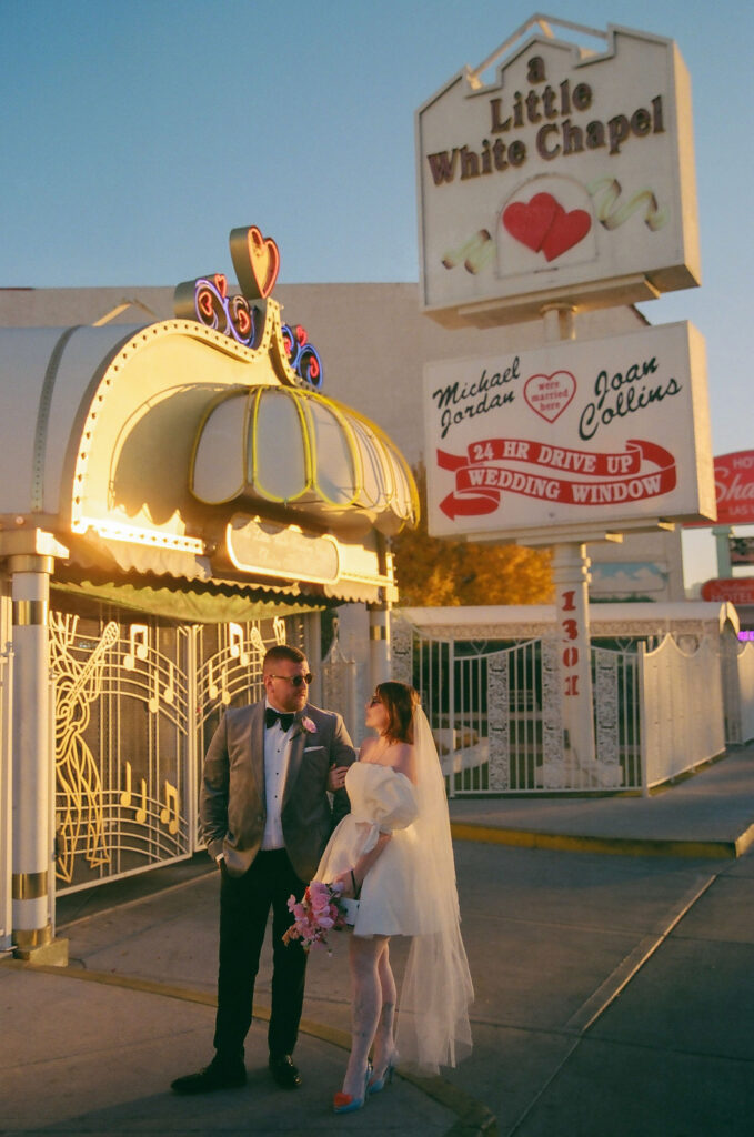 cute picture of the newlyweds holding hands