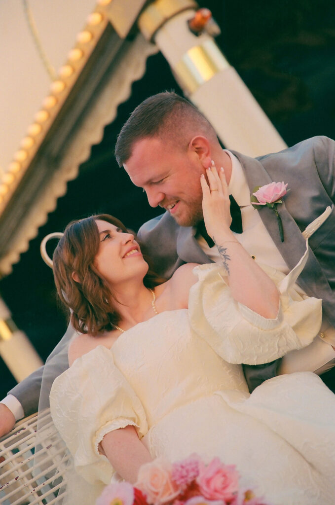 Iconic Las Vegas Elopement at Little White Wedding Chapel | Sophie & James