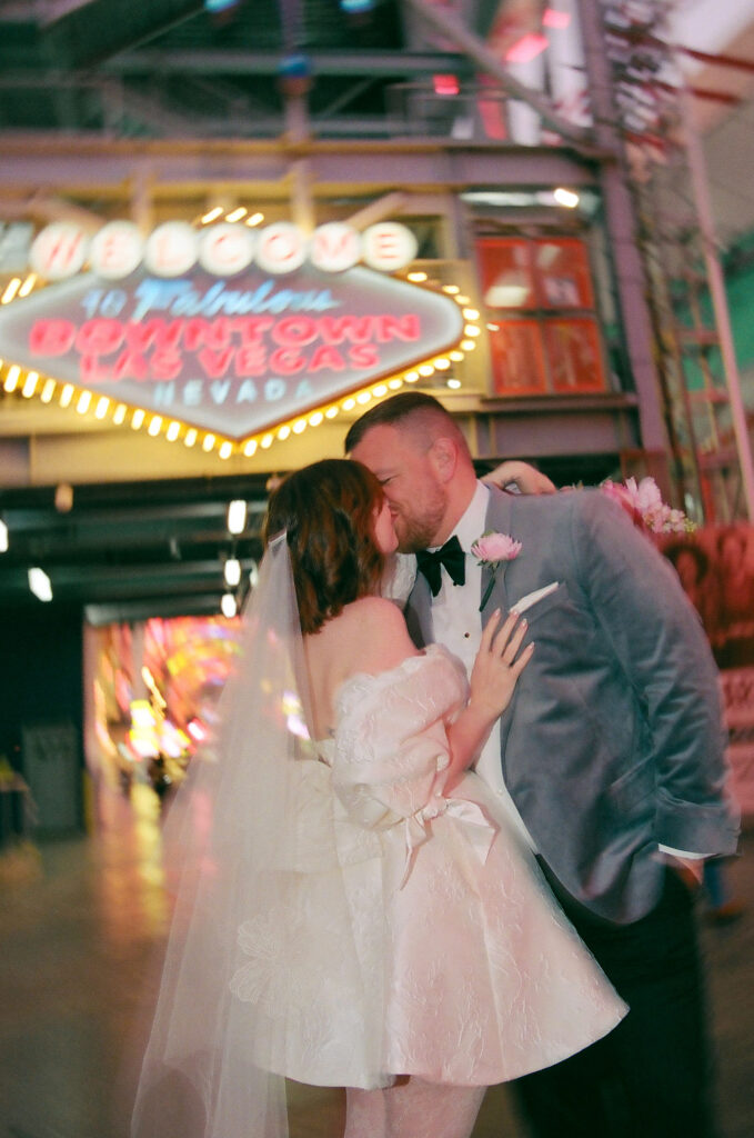 newlyweds at their dream photoshoot