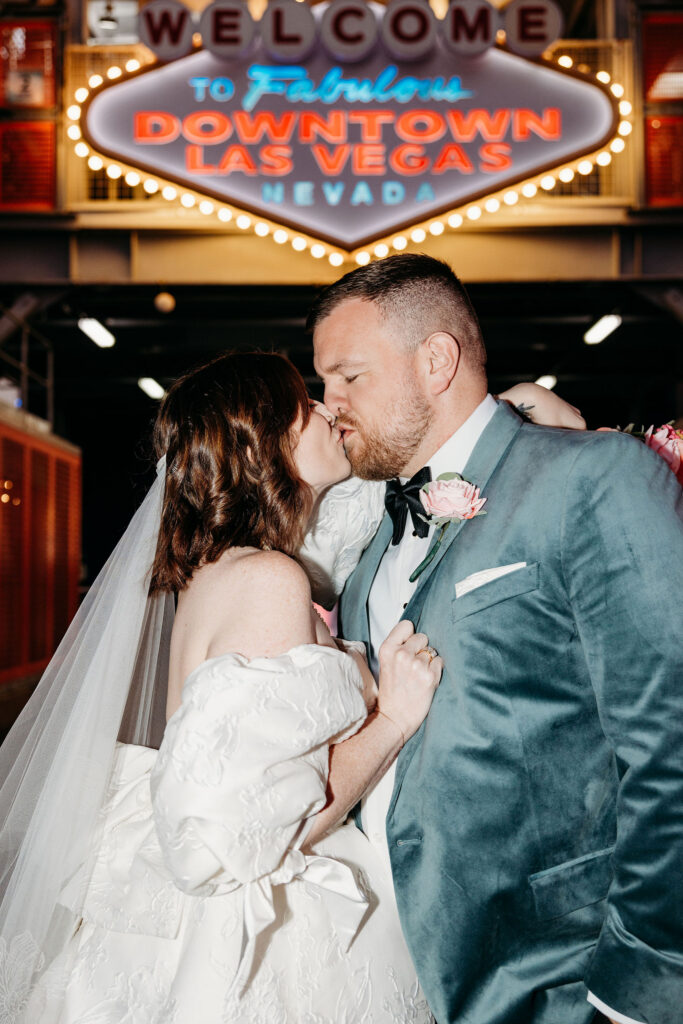 picture of the newlyweds at their dream elopement