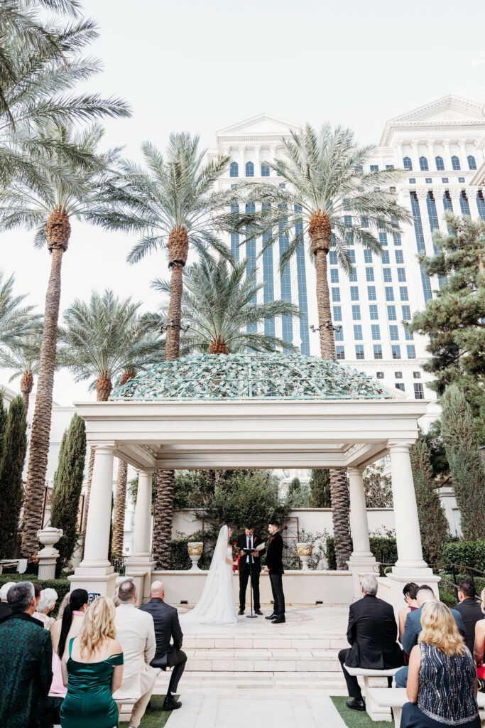 A Classic Juno Gardens Wedding at Caesars Palace | Abby & Andrew’s Las Vegas Celebration