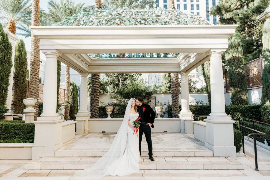 A Classic Juno Gardens Wedding at Caesars Palace | Abby & Andrew’s Las Vegas Celebration