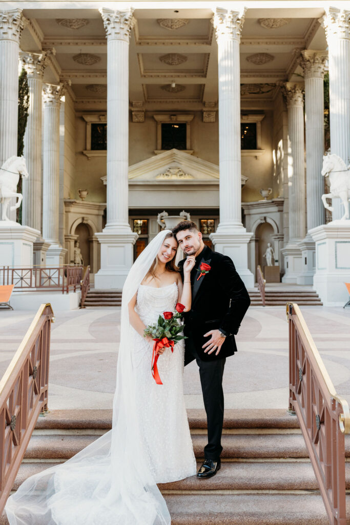 A Classic Juno Gardens Wedding at Caesars Palace | Abby & Andrew’s Las Vegas Celebration