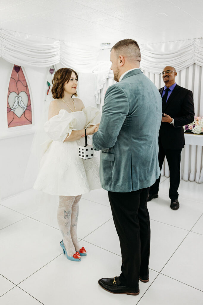 Iconic Las Vegas Elopement at Little White Wedding Chapel | Sophie & James